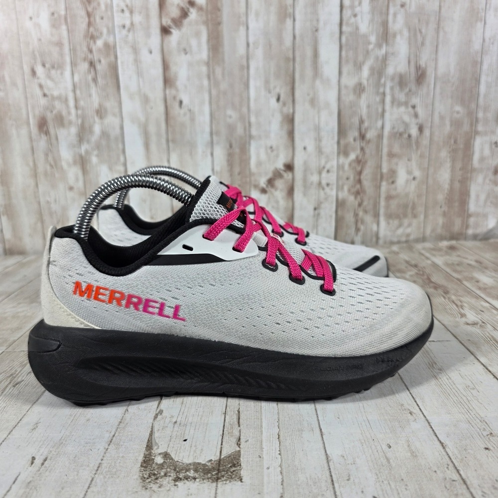 Merrell Antora 3 Womens Trail Running Shoes White Black Pink J068230 Size 7.5